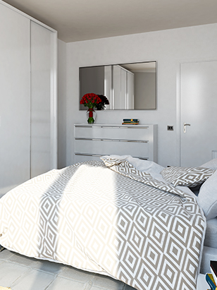Rendering Fotorealistico Camera da letto