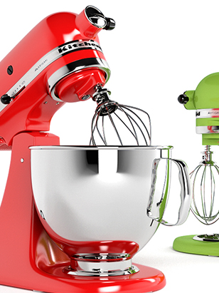 Rendering Fotorealistico KitchenAid Mixer Artisan 