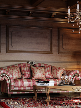Rendering Fotorealistico Classic Interior