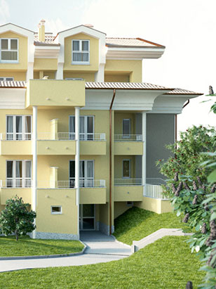 Rendering Architettonico Fotorealistico Residenza Genziana